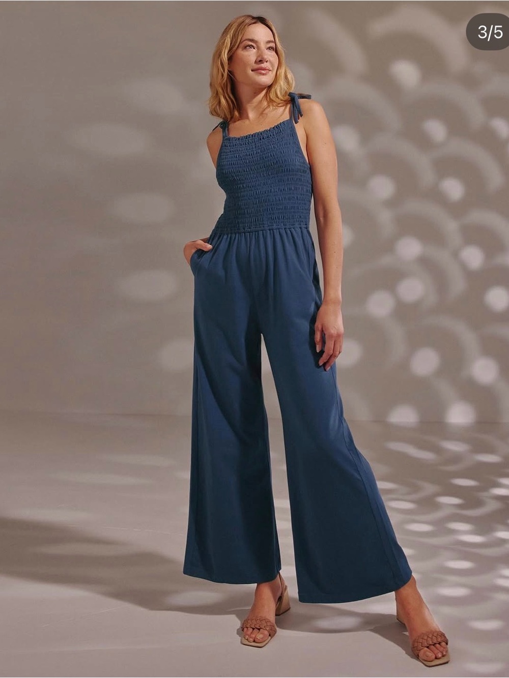 Pact Soirée Wide Leg Jumpsuit Tie Straps XL